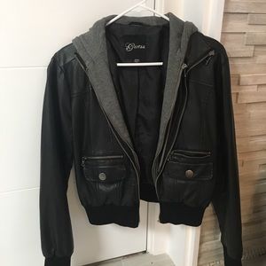 Leather jacket from guess